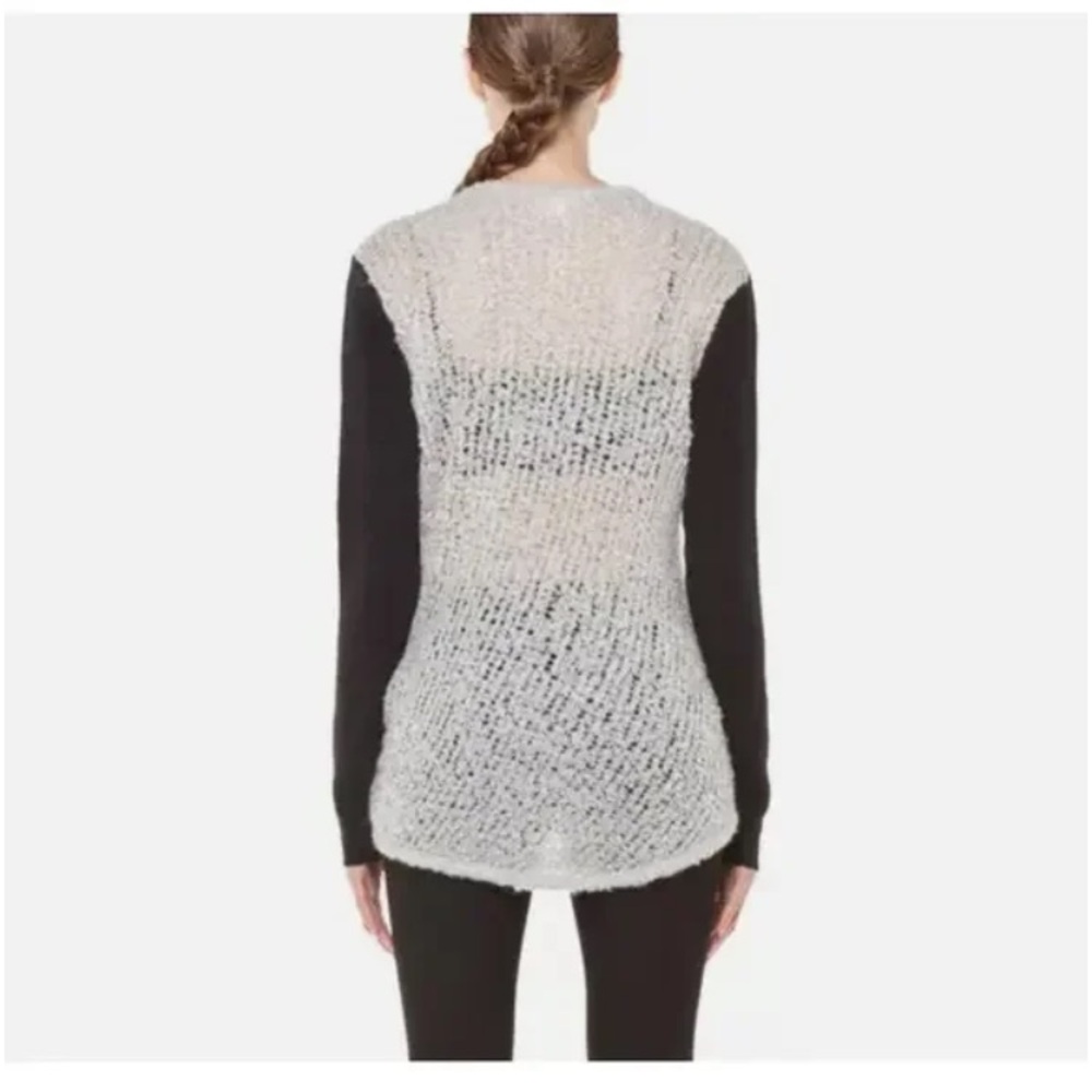 Helmut Lang Asymmetrical Open Knit Sweater - Picture 2 of 6